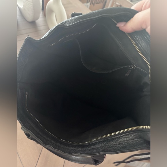 Rebecca Minkoff Black Crossbody Bag with Silver Accents - Picture 8 of 16